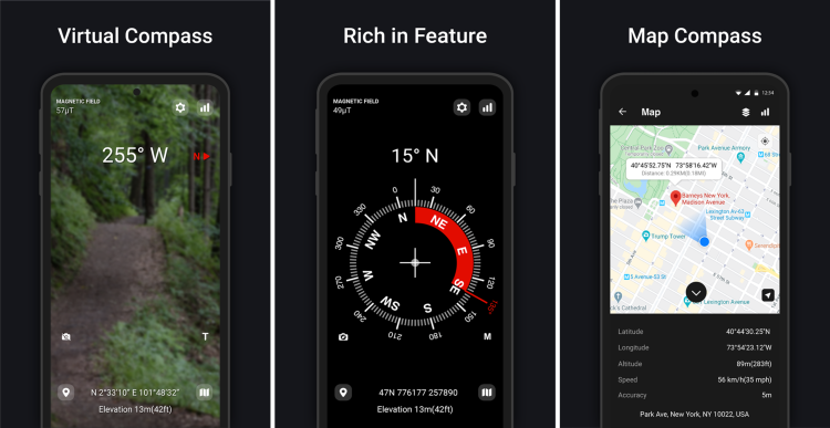 اپلیکیشن «Digital Compass» ساخته شرکت KTW Apps