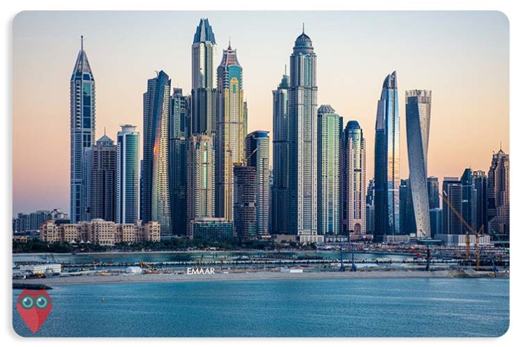 دبی مارینا در روز